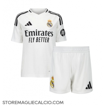 Real Madrid Maglia Gara Casa Repliche 2024-25 Bambino